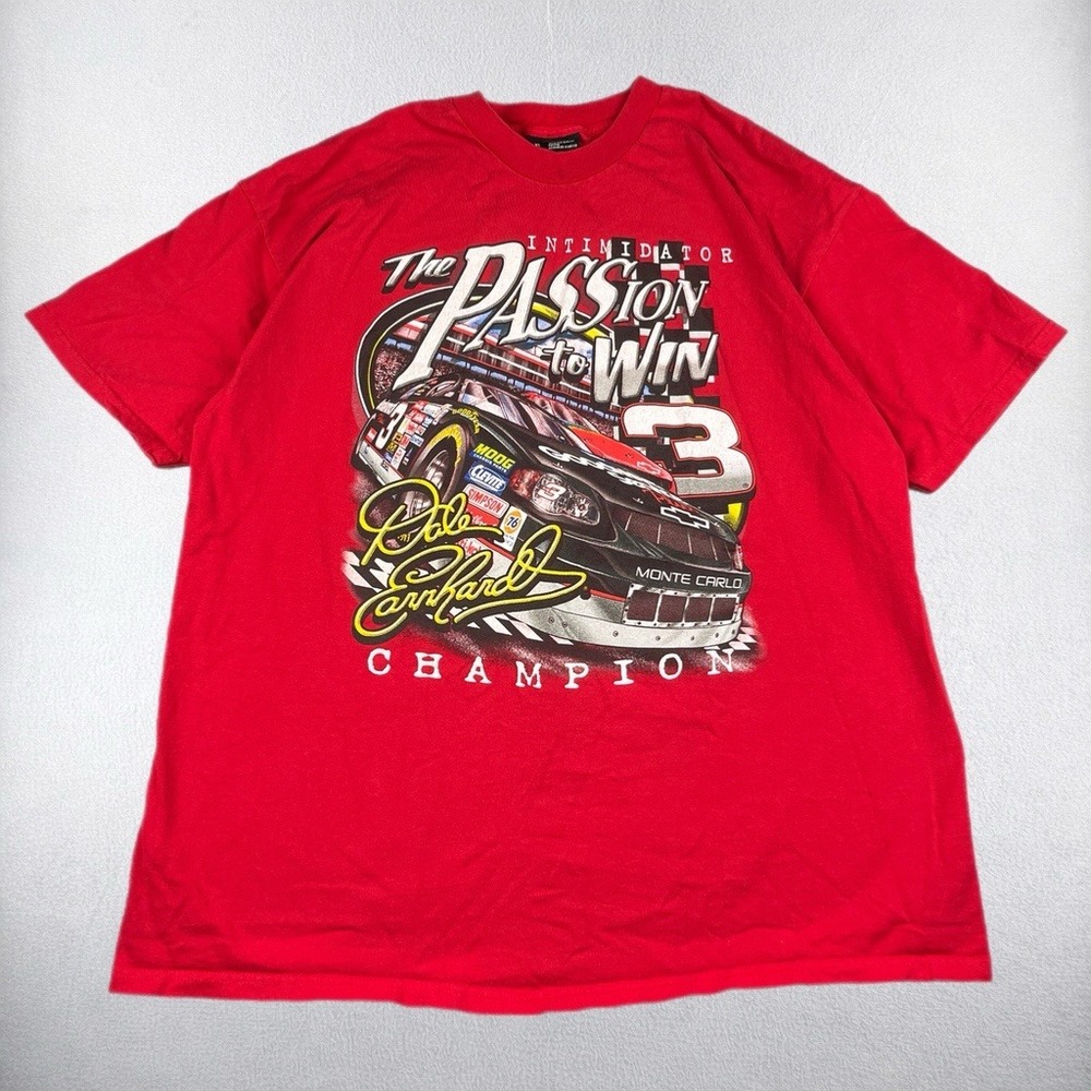 Dale Earnhardt T-Shirt Mens XL Red NASCAR Chase Authentics Intimidator Racing